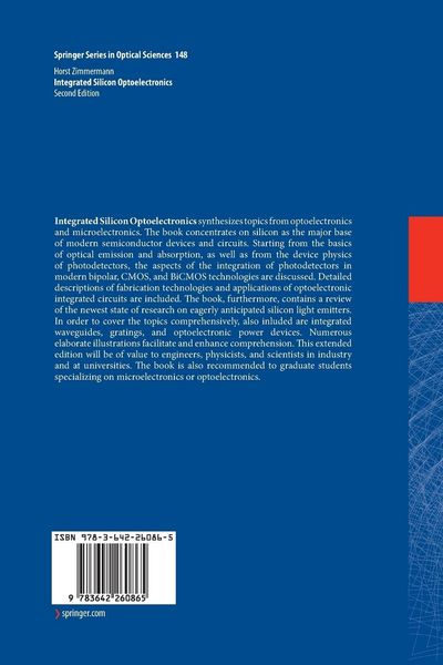 Produktbild: Integrated Silicon Optoelectronics