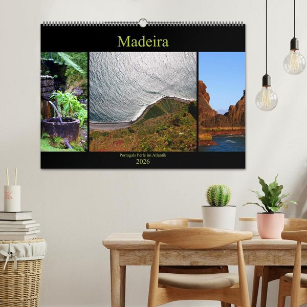 Produktbild: Madeira - Portugals Perle im Atlantik (Wandkalender 2026 DIN A2 quer), CALVENDO Monatskalender