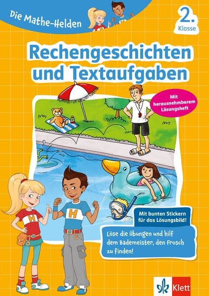Die Mathe-Helden Rechengeschichten und Textaufgaben 2. Klasse, Geheftet von , Klett Lerntraining bei PONS Langenscheidt GmbH, 978-3-12-949541-4