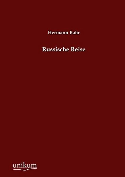 Produktbild: Bahr, H: Russische Reise