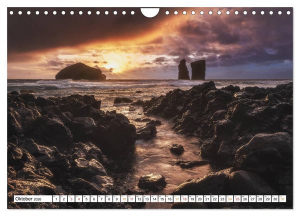 Produktbild: Azoren &ndash; Paradies im Atlantik (Wandkalender 2026 DIN A4 quer), CALVENDO Monatskalender