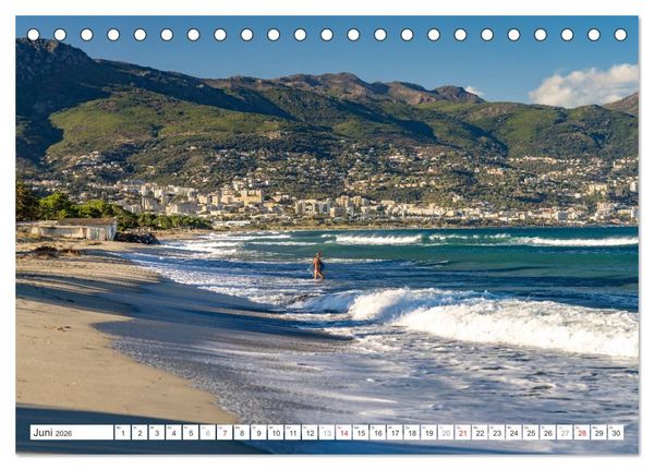 Produktbild: Korsika - Bastia und das Cap Corse (Tischkalender 2026 DIN A5 quer), CALVENDO Monatskalender