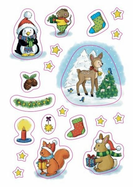 Produktbild: Sticker - Frohe Weihnachten