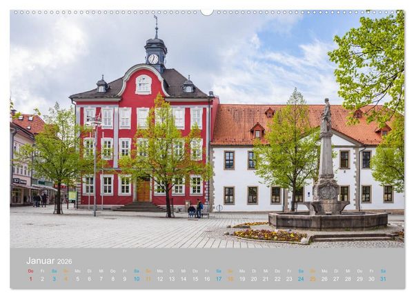 Produktbild: Suhl - die th&uuml;ringische Waffenmetropole (hochwertiger Premium Wandkalender 2026 DIN A2 quer), Kunstdruck in Hochglanz