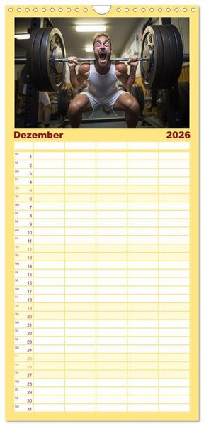 Produktbild: Familienplaner 2026 - Das macht Spa&szlig;, haben sie gesagt mit 5 Spalten (Wandkalender, 21 x 45 cm) CALVENDO