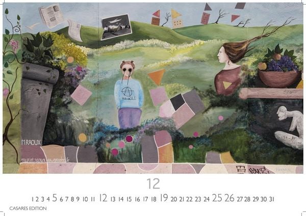 Produktbild: Berlin Street Art Kalender 2027 &ndash; Wandkalender | Fotokalender Deutschland 35x50cm Gro&szlig;format &ndash; Vielfalt und Kreativit&auml;t der urbanen Kunst