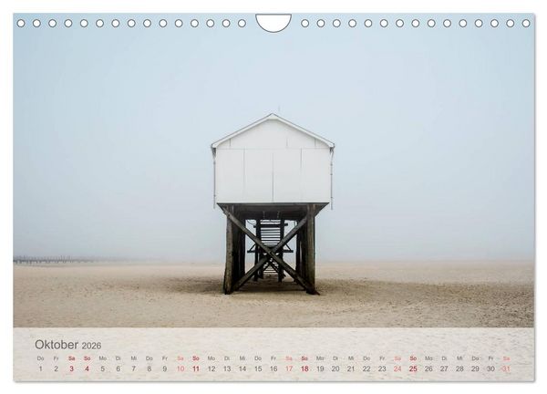 Produktbild: St. Peter-Ording durch die Jahreszeiten (Wandkalender 2026 DIN A4 quer), CALVENDO Monatskalender