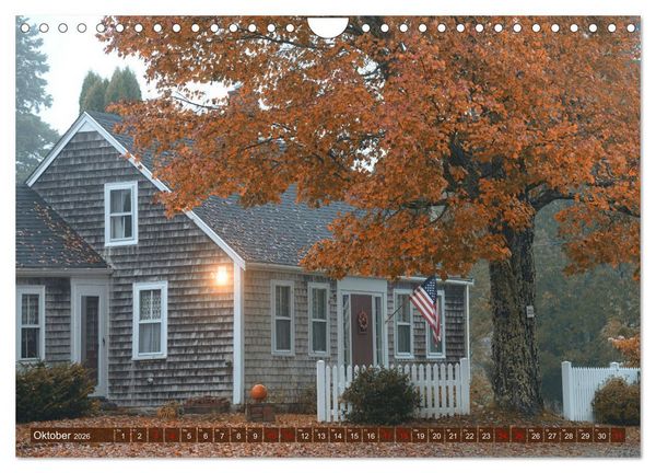 Produktbild: Neu England, Indian Summer (Wandkalender 2026 DIN A4 quer), CALVENDO Monatskalender