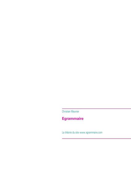 Produktbild: Egrammaire