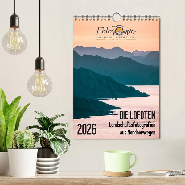 Produktbild: Die Lofoten &ndash; Landschaftsfotografien aus Nordnorwegen (Wandkalender 2026 DIN A4 hoch), CALVENDO Monatskalender