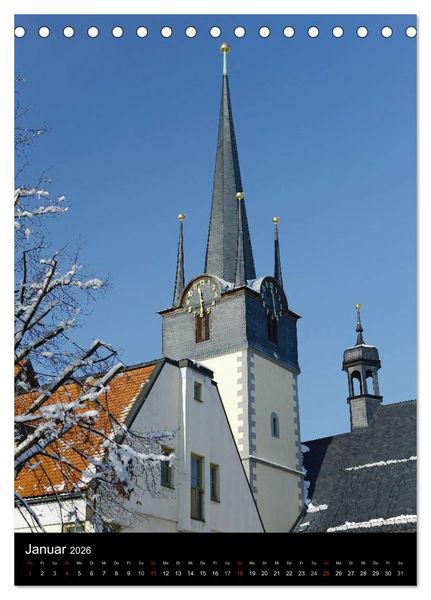 Produktbild: P&ouml;&szlig;neck - meine Stadt (Tischkalender 2026 DIN A5 hoch), CALVENDO Monatskalender