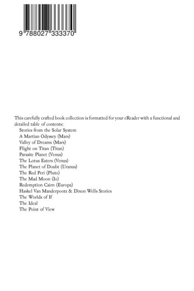 Produktbild: A Martian Odyssey and Other Science Fiction Stories of Stanley Weinbaum