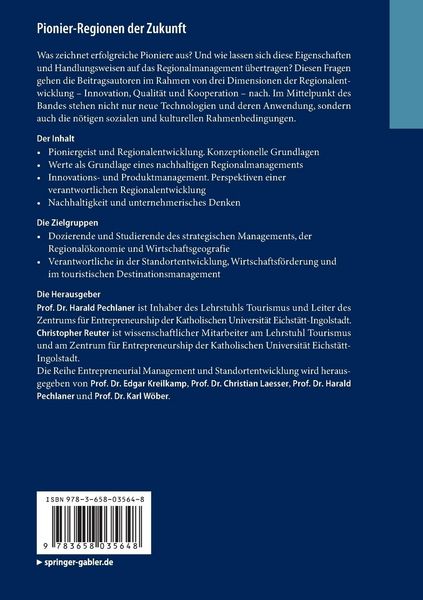 Produktbild: Pionier-Regionen der Zukunft