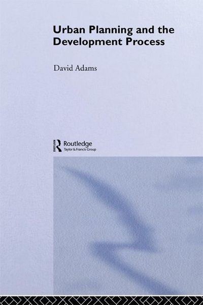 Produktbild: Urban Planning And The Development Process