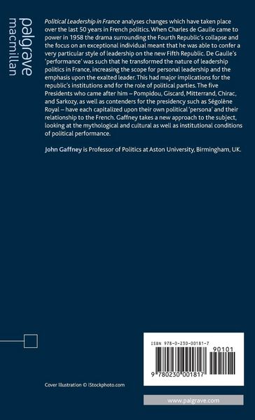 Produktbild: Political Leadership in France