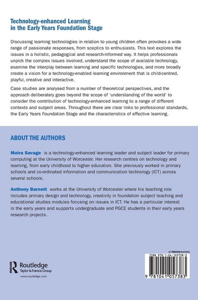 Produktbild: Technology-enhanced Learning in the Early Years Foundation Stage