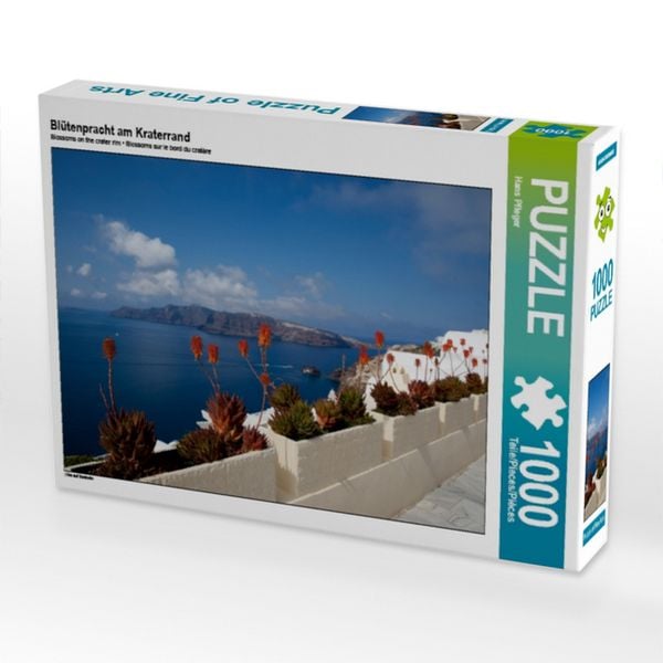 CALVENDO Puzzle Blütenpracht am Kraterrand | 1000 Teile Lege-Größe 64x48cm Foto-Puzzle für glückliche Stunden