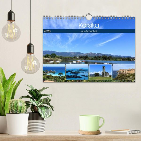 Produktbild: Korsika - raue Sch&ouml;nheit (Wandkalender 2026 DIN A4 quer), CALVENDO Monatskalender