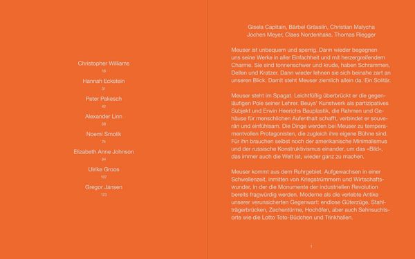 Produktbild: MEUSER. Werke 2012&ndash;2023