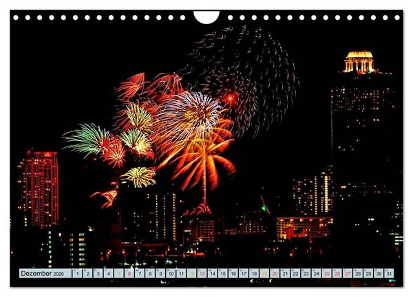 Produktbild: Bangkok - K&ouml;nigreich Thailand (Wandkalender 2026 DIN A4 quer), CALVENDO Monatskalender