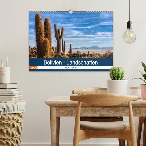 Produktbild: Bolivien - Einzigartige Landschaft (Wandkalender 2026 DIN A3 quer), CALVENDO Monatskalender