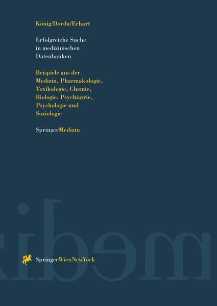Produktbild: Erfolgreiche Suche in medizinischen Datenbanken
