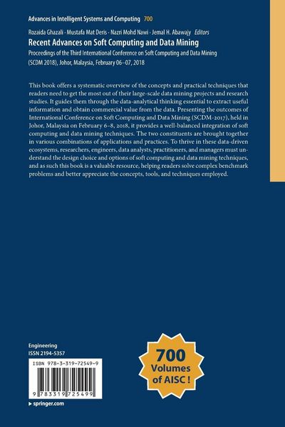 Produktbild: Recent Advances on Soft Computing and Data Mining