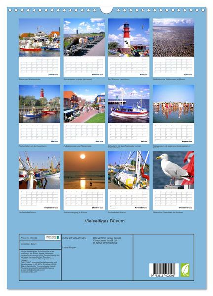 Produktbild: Vielseitiges B&uuml;sum (Wandkalender 2026 DIN A3 hoch), CALVENDO Monatskalender