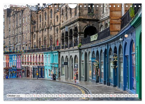 Produktbild: Wundersch&ouml;nes Edinburgh (Wandkalender 2026 DIN A4 quer), CALVENDO Monatskalender