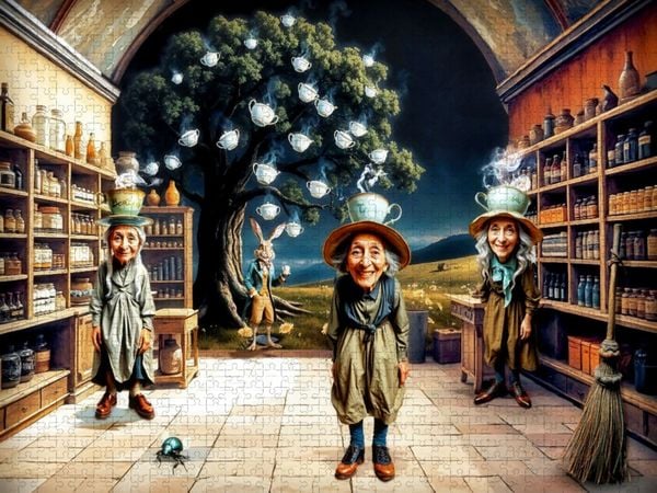 Produktbild: CALVENDO Puzzle Der Teeladen der Schwestern Teebaum | 2000 Teile Lege-Gr&ouml;&szlig;e 90x67cm Foto-Puzzle f&uuml;r gl&uuml;ckliche Stunden