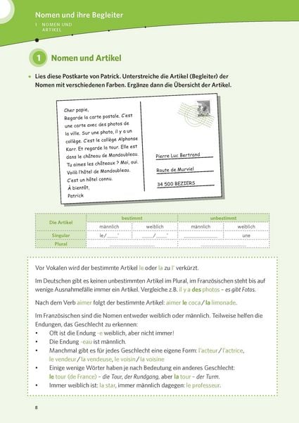 Produktbild: Das gro&szlig;e &Uuml;bungsbuch Franz&ouml;sisch 1.-4. Lernjahr