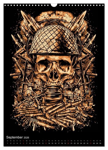 Produktbild: BLOODBOY/WAR ILLUSTRATION (Wandkalender 2026 DIN A3 hoch), CALVENDO Monatskalender