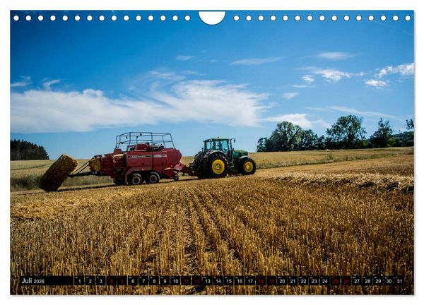Produktbild: Landtechnik 2026 (Wandkalender 2026 DIN A4 quer), CALVENDO Monatskalender