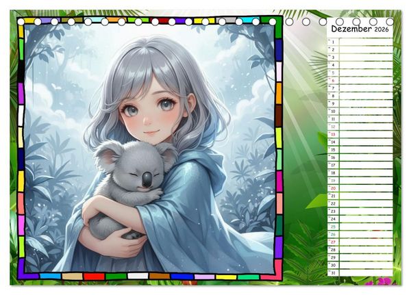Produktbild: Meine Tierbabys (Tischkalender 2026 DIN A5 quer), CALVENDO Monatskalender