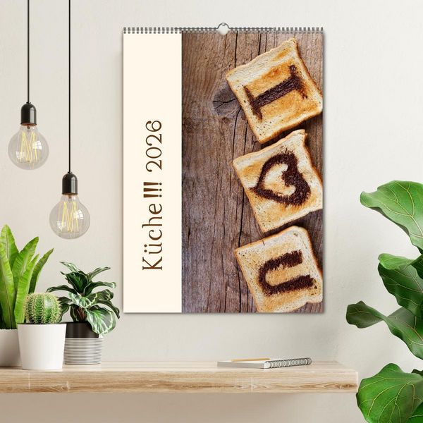 Produktbild: K&uuml;che !!! 2026 (Wandkalender 2026 DIN A2 hoch), CALVENDO Monatskalender