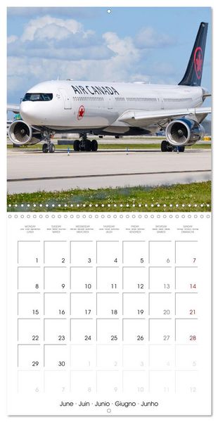 Produktbild: North American Airliners (Wall Calendar 2026 12 &times; 12 Inch) CALVENDO 12 Month Wall Calendar