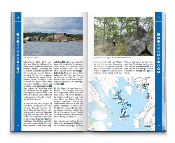 Produktbild: KOMPASS Wanderf&uuml;hrer Schweden S&uuml;d und Mitte, Von Sk&aring;ne bis Dalarna, 80 Touren