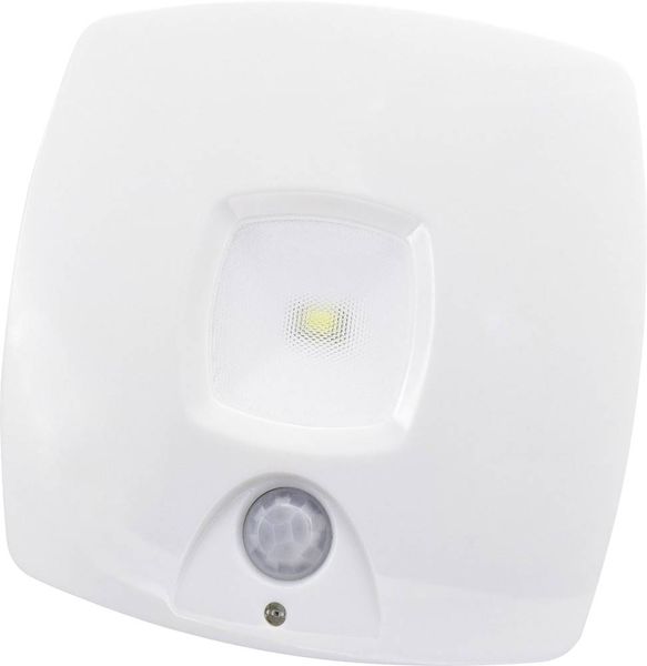 Produktbild: M&uuml;ller-Licht 27700015 LED-Nachtlicht mit Bewegungsmelder Quadratisch LED Tageslichtwei&szlig; Wei&szlig;