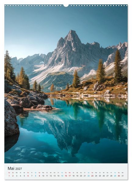 Produktbild: Alpenzauber (hochwertiger Premium Wandkalender 2027 DIN A2 hoch), Kunstdruck in Hochglanz