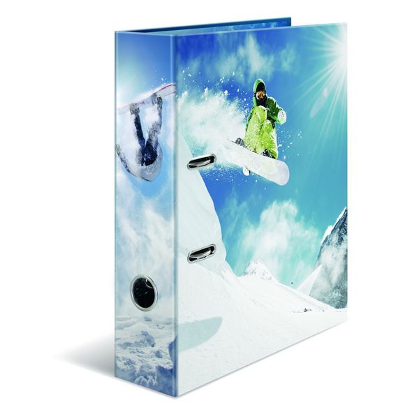 HERMA Motivordner Wintersport DIN A4 Rückenbreite 7cm