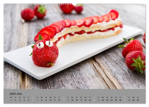 Produktbild: S&uuml;&szlig;kram - Leckereien aus der K&uuml;che (hochwertiger Premium Wandkalender 2026 DIN A2 quer), Kunstdruck in Hochglanz