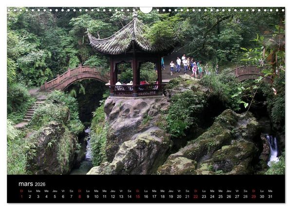 Produktbild: La Chine, Terre de merveilles (Calendrier mural 2026 DIN A3 vertical), CALVENDO calendrier mensuel