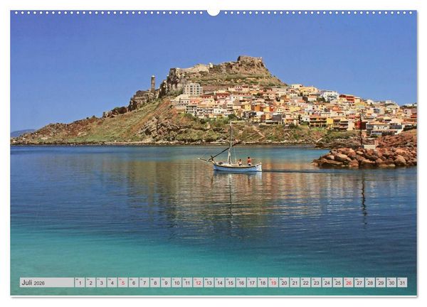 Produktbild: SARDINIEN - SARDEGNA (hochwertiger Premium Wandkalender 2026 DIN A2 quer), Kunstdruck in Hochglanz