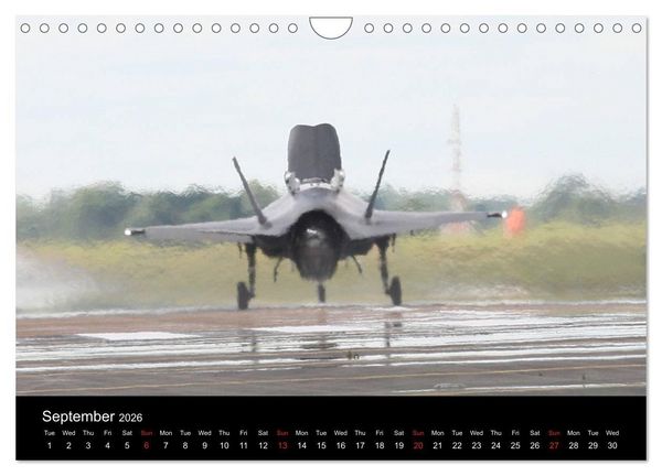 Produktbild: Lockheed Martin F35 Stealth Fighter (Wall Calendar 2026 DIN A4 landscape), CALVENDO 12 Month Wall Calendar