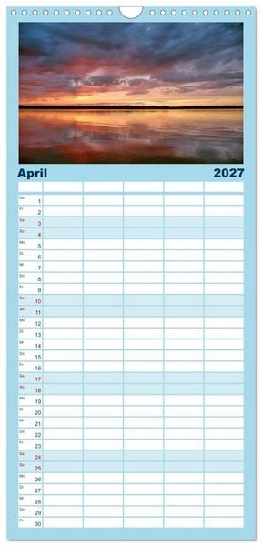 Produktbild: Familienplaner 2027 - Starnberger Seeblicke mit 5 Spalten (Wandkalender, 21 x 45 cm) CALVENDO