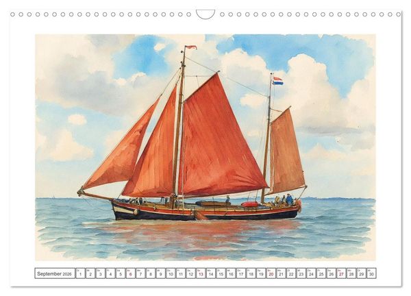 Produktbild: Zauberhafte Motive rund um's Ijsselmeer (Wandkalender 2026 DIN A3 quer), CALVENDO Monatskalender