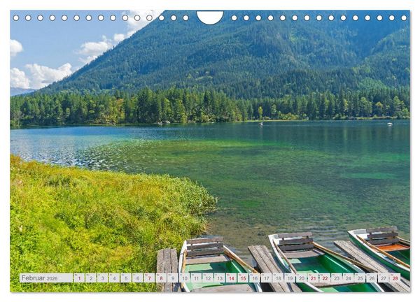 Produktbild: Malerische Seen in Bayern (Wandkalender 2026 DIN A4 quer), CALVENDO Monatskalender