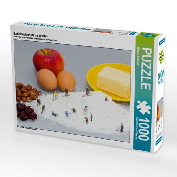 Produktbild: CALVENDO Puzzle Backlandschaft im Winter | 1000 Teile Lege-Gr&ouml;&szlig;e 64x48cm Foto-Puzzle f&uuml;r gl&uuml;ckliche Stunden
