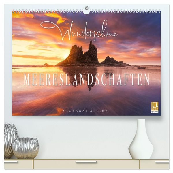 Produktbild: Wundersch&ouml;ne Meereslandschaften (hochwertiger Premium Wandkalender 2026 DIN A2 quer), Kunstdruck in Hochglanz
