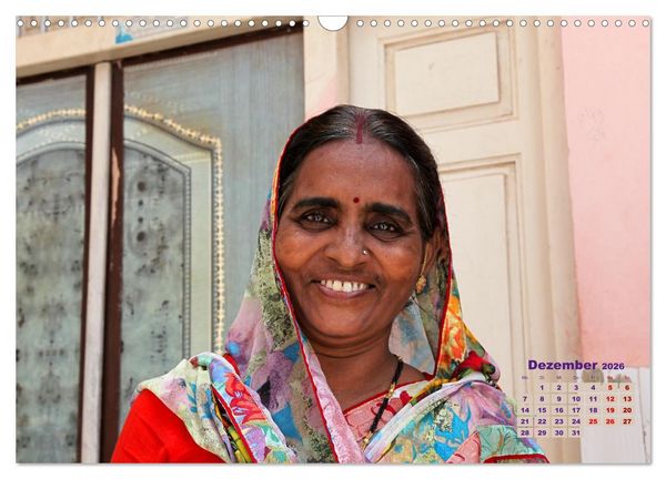 Produktbild: Typisch Indien - Unterwegs in Rajasthan (Wandkalender 2026 DIN A3 quer), CALVENDO Monatskalender